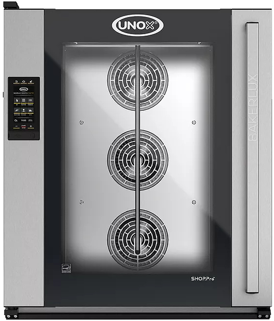 Печь конвекционная UNOX XEFR-10EU-EGRN без сливного отверстия